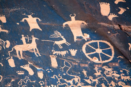 Petroglyph, Newspaper Rock, Utah